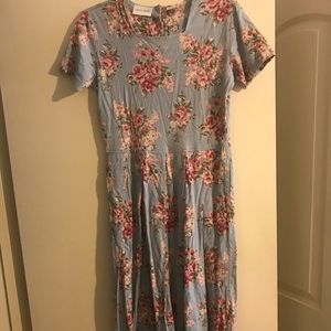 Vintage Cotton Midi Dress